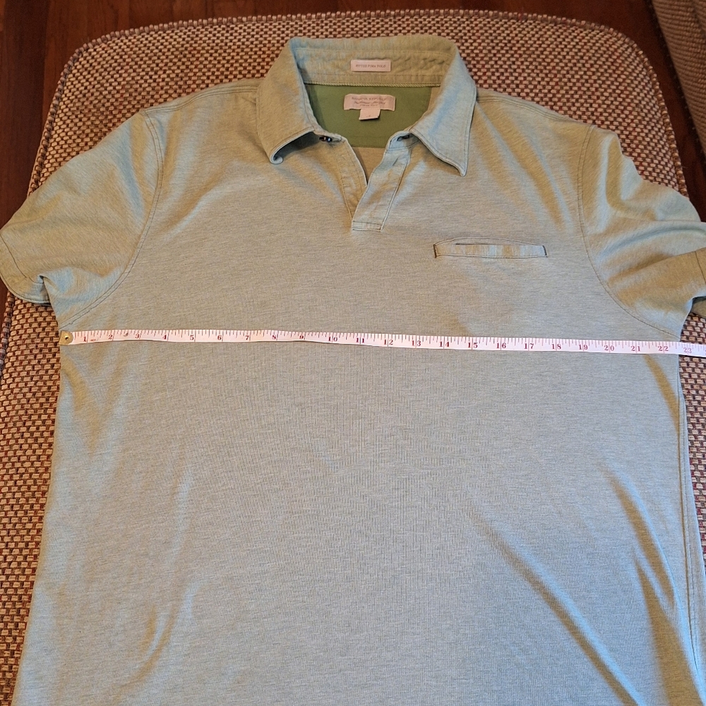 Banana Republic Men's Green Polo Shirt - Picture 6 of 12